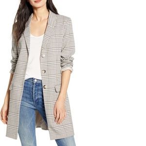 BB Dakota Plaid Reputation Boyfriend Blazer